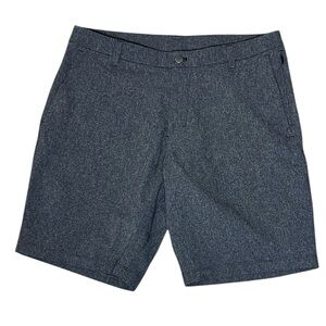 Lulumemon men’s gray 9” commission ventlight shorts size 34